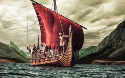 Vikings Ship Sailing 1medium 1400x850