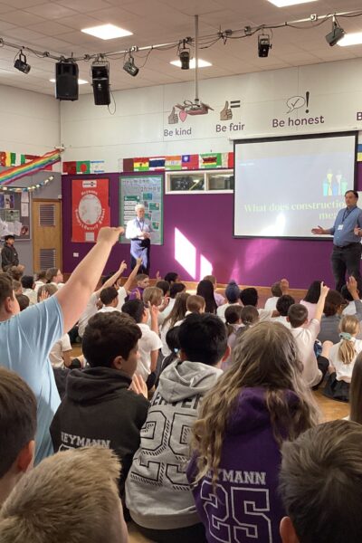 Lady Bay Bridge Builders Visit