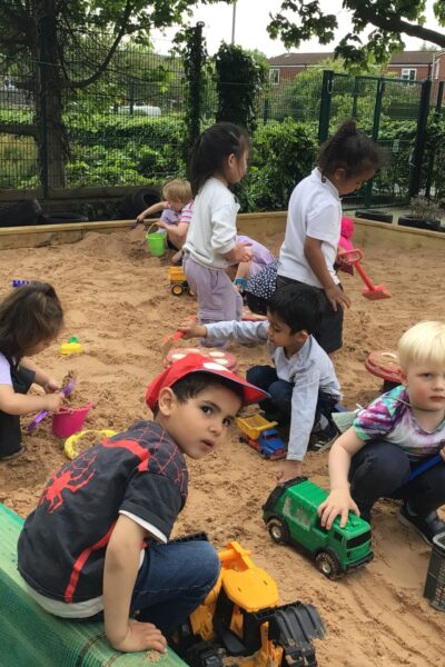Class Treat: New Reception Sandpit Treat!