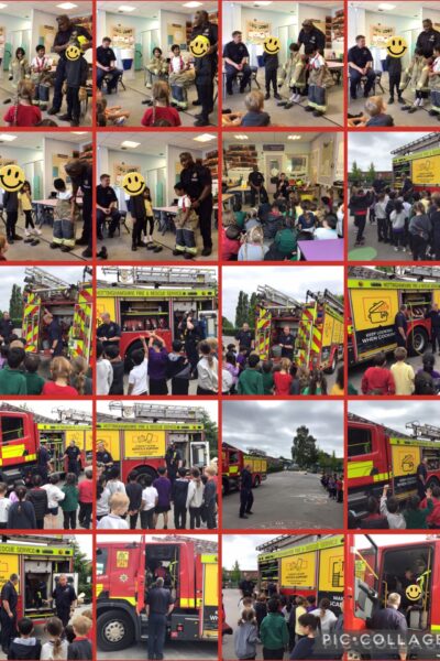 Fire engine visit