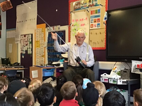 Mr Frostbite visiting year 1 for our Explorer Topic