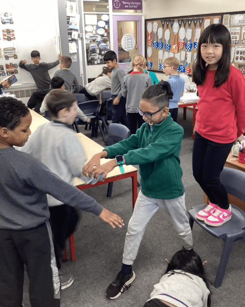 Action Freeze Frames - Heymann Primary School