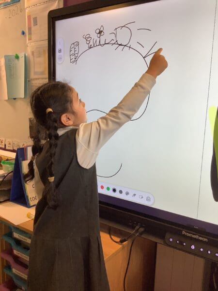 Invention Week – story telling in Reception!