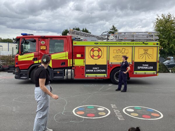 Firefighter Visit