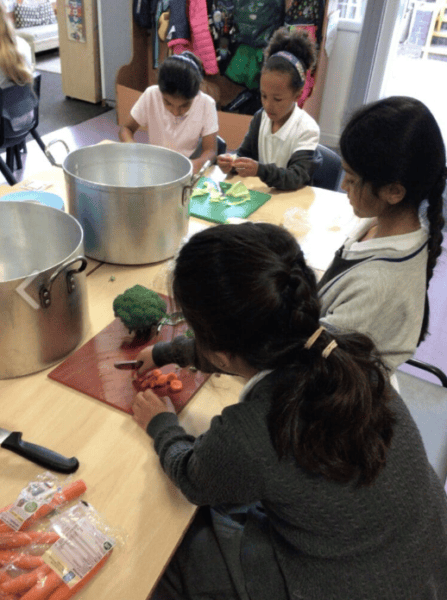 Year 4 Making Stone Soup!